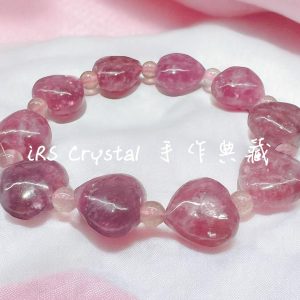 K282紫祖母晶愛心