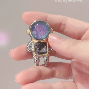 K344雙鐵combo太空人吊墜