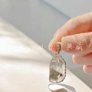 S007透體黑銀鈦純銀吊墜
